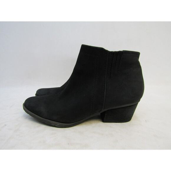 Blondo Womens Size 8.5 M Black Suede Ankle Fashion Boots Booties - Picture 1 of 11